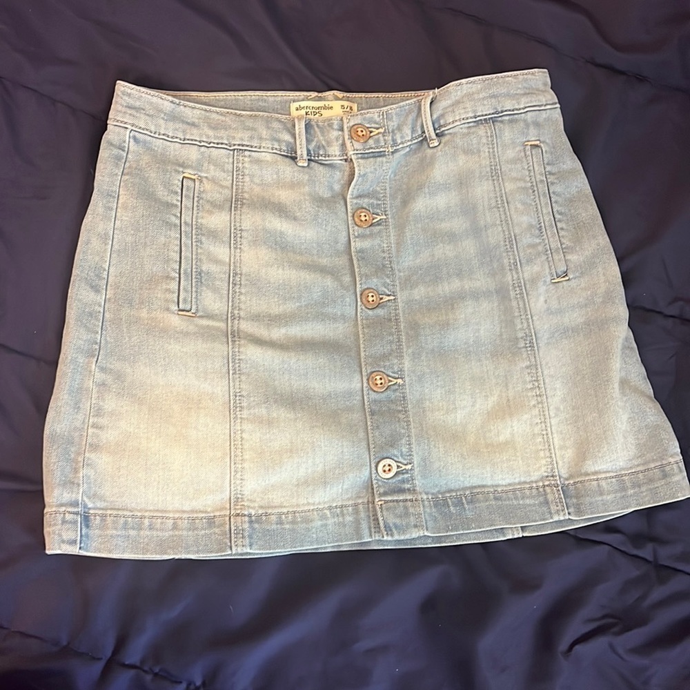 Girl 15/16 Abercrombie Jean Skirt‎